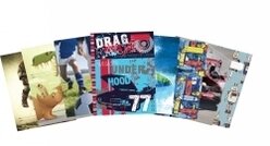 BOOK JACKETS SPENCIL 9X7 EXERCISE BOY ASSORTED DESIGNS