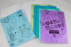 SCRAPBOOK PROTEXT 330X240MM PP COVER 64PG ANIMAL MAGIC