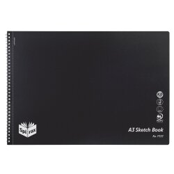 SKETCH BOOK SPIRAX P533 PP A3 S/O 40PG BLACK