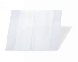 BOOK SLEEVES CONTACT SLIP ON A4 CLEAR PK5