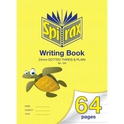WRITING BOOK SPIRAX 163 PROJECT 24MM DT 64PG