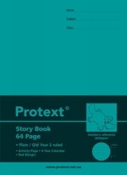 EXERCISE BOOK PROTEXT STORY QLD RULED YR2 + MARGIN 64PG