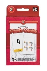 FLASH CARDS LCBF 87X123MM NUMBERS 0-30