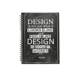 NOTEBOOK PROFILE A5 HARDCOVER SPIRAL DESIGN 160PG