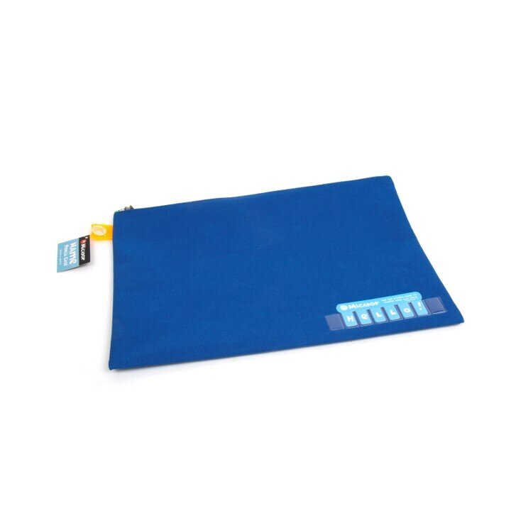 PENCIL CASE MICADOR 375X264MM NAME DARK BLUE