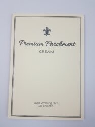 SP- PAD OZCORP 19X14CM PREMIUM PARCHMENT PAPER CREAM