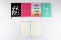 NOTEBOOK STYLEX A5 PU COVER FASHION ASST 192PG