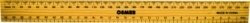 RULER OSMER 300MM LACQUERED WOODEN