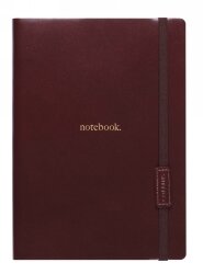 NOTEBOOK COLLINS B6 METRO LONDON RULED BURGUNDY 192PG