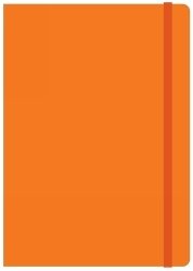 NOTEBOOK COLLINS A5 LEGACY FEINT RULED ORANGE 240PG