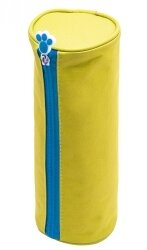 PENCIL CASE GLITTER CRITTERS ROLLME BARREL YELLOW