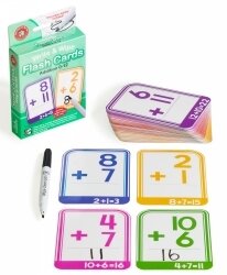 FLASH CARDS LCBF WRITE & WIPE ADDITION 0-12