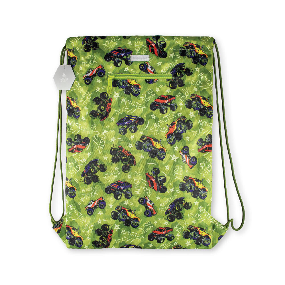 BAG SWIM SCHOOL BUZZ 270X190X10MM MONSTER TRUCK