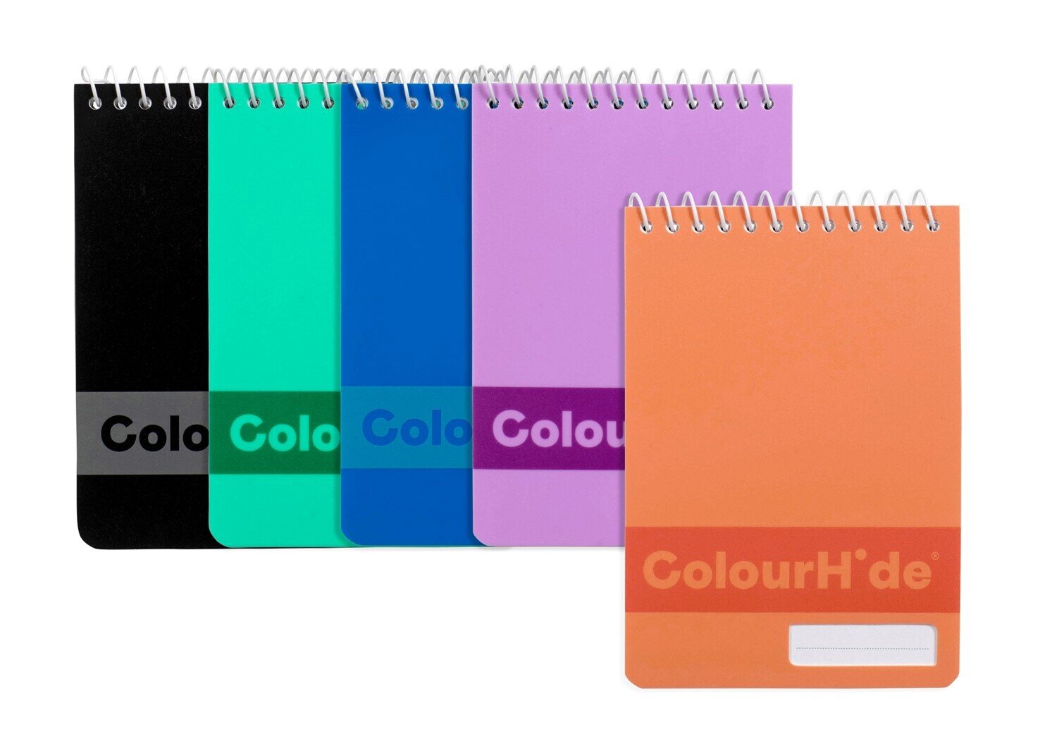 NOTEBOOK COLOURHIDE POCKET ASTD 96PGPG PK5