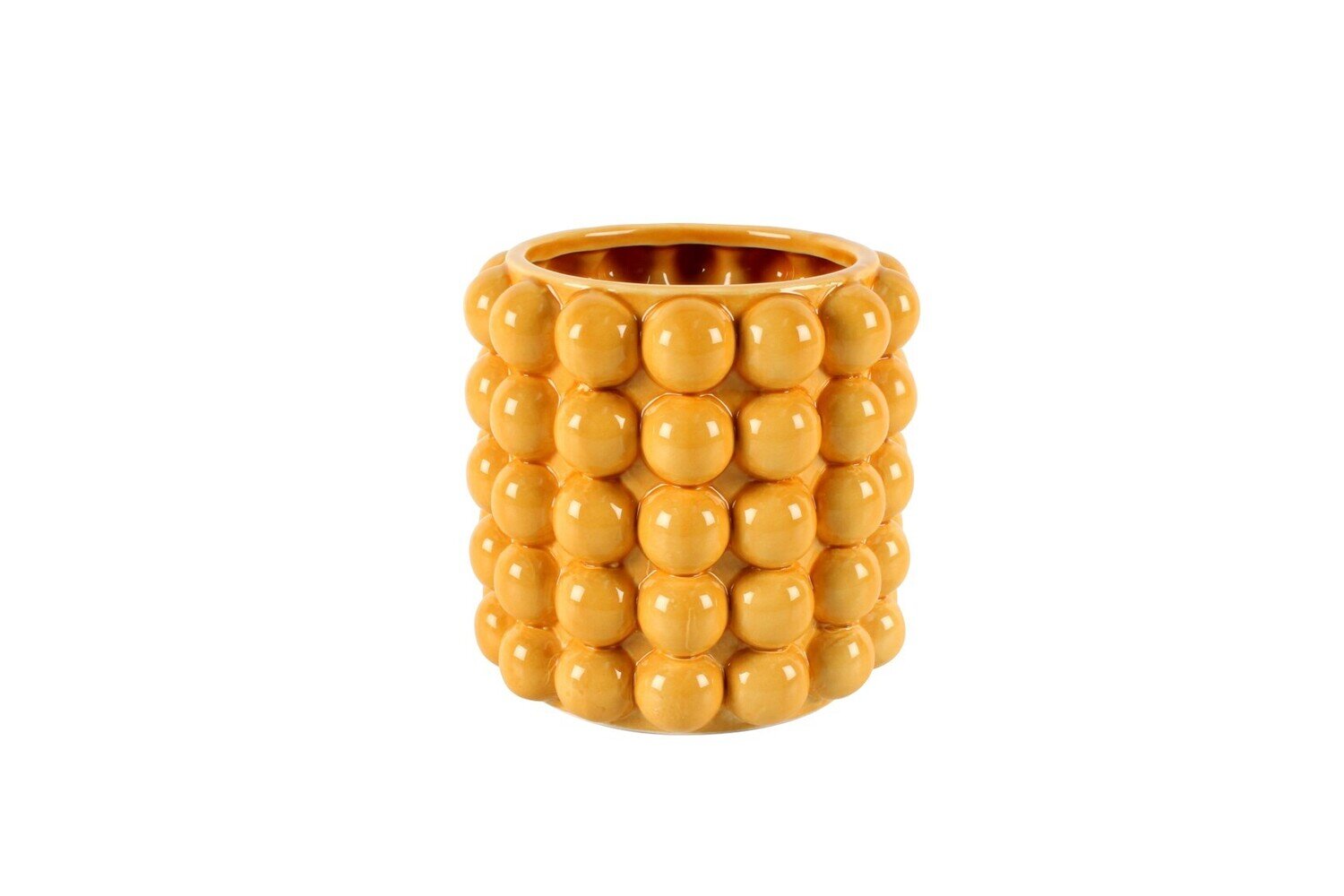 GIFT GNS BOHO AGAPI BUBBLE FORM POT 14X14X13CM