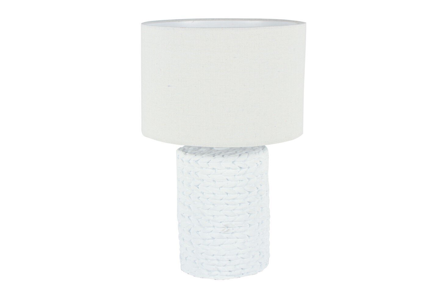 GIFT GNS HAMPTON ENOCH CONCRETE BASE TABLE LAMP WHITE 47X28X28CM