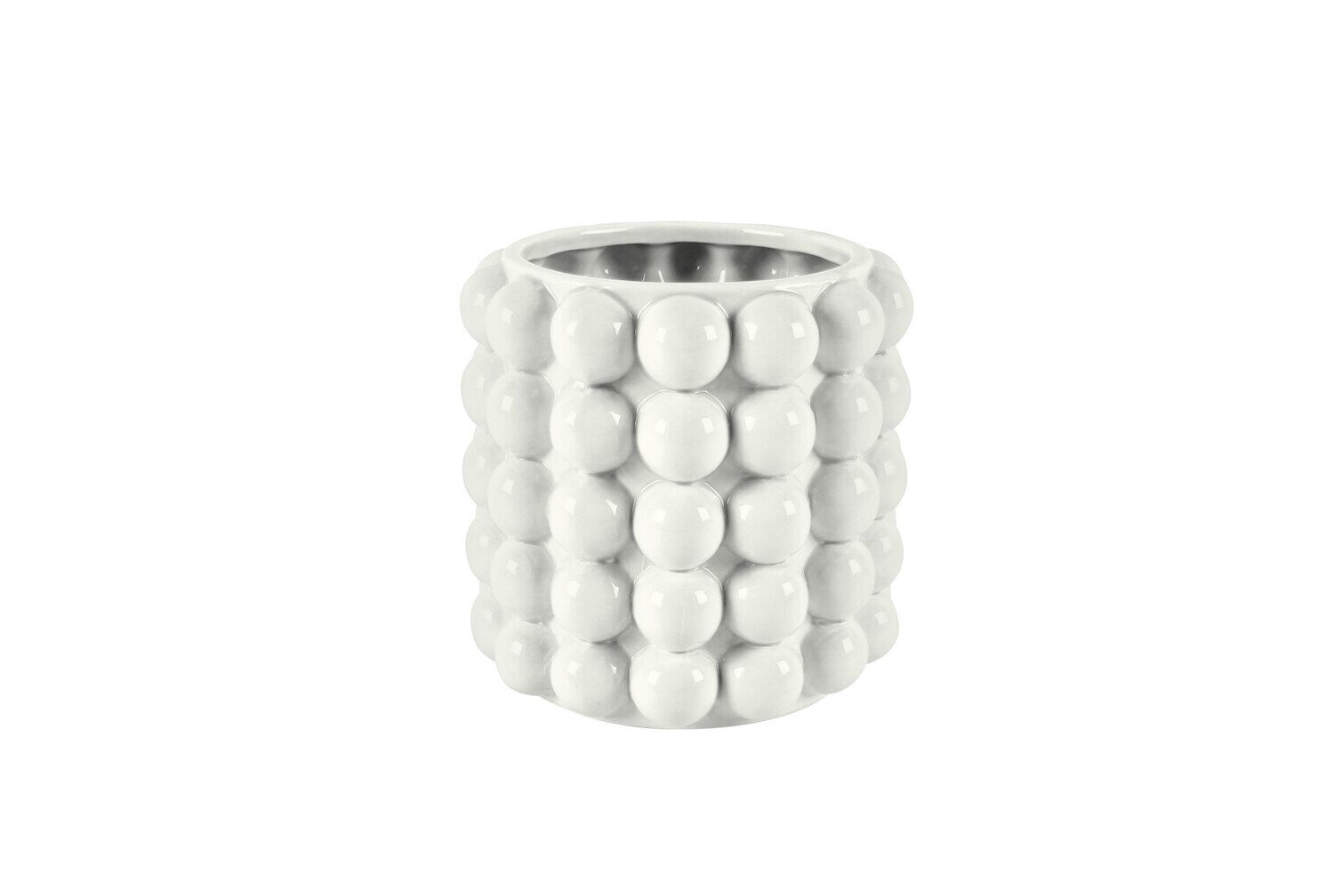 GIFT GNS HAMPTON AGAPI BUBBLE FORM POT 14X14X13CM