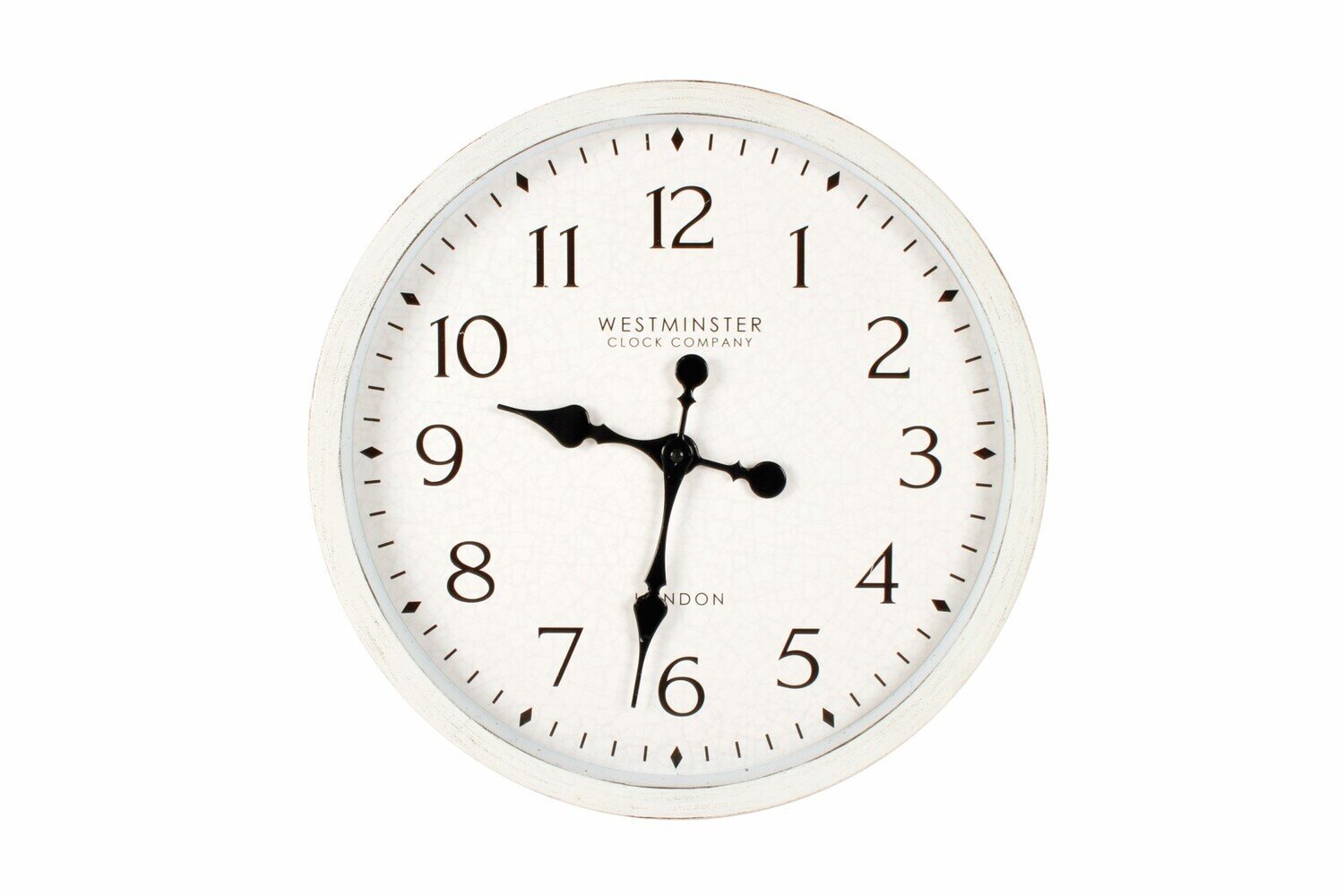 GIFT GNS MONO KAEL ANTIQUE NUMBERED PLASTIC WALL CLOCK 40.5X40.5X5CM