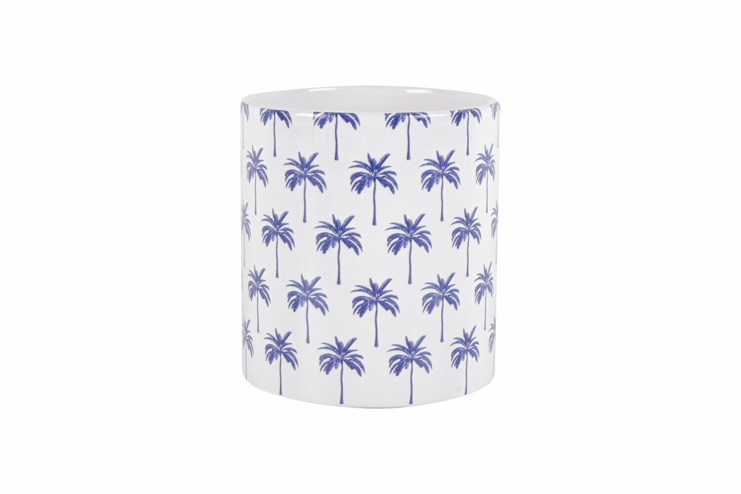 GIFT GNS VINTAGE JUNGLE BELIZE BLUE PALM DOLOMITE POT HOLE PLUG 14X13X13CM