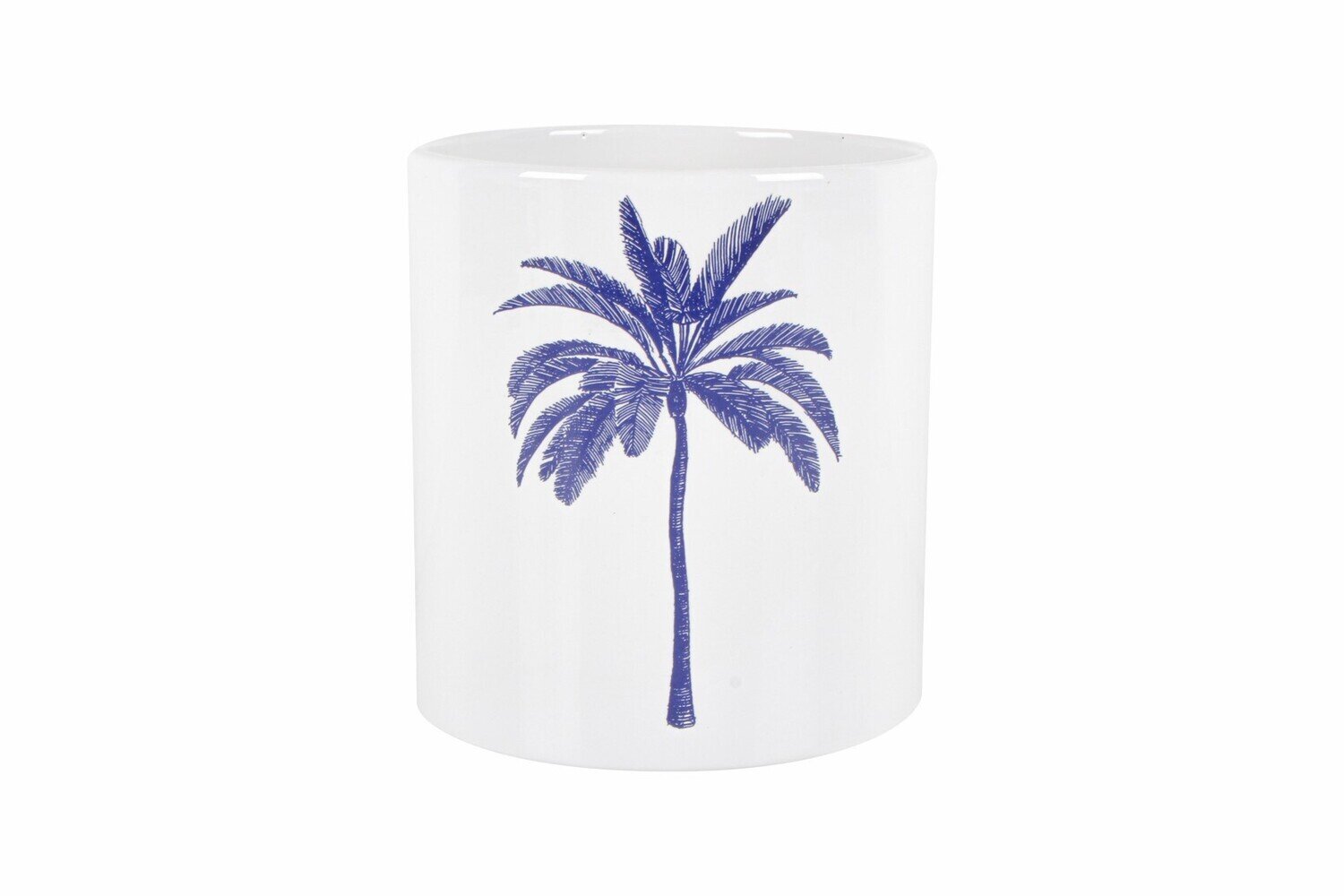 GIFT GNS VINTAGE JUNGLE BELIZE BLUE PALM DOLOMITE POT HOLE PLUG 17X15X15CM