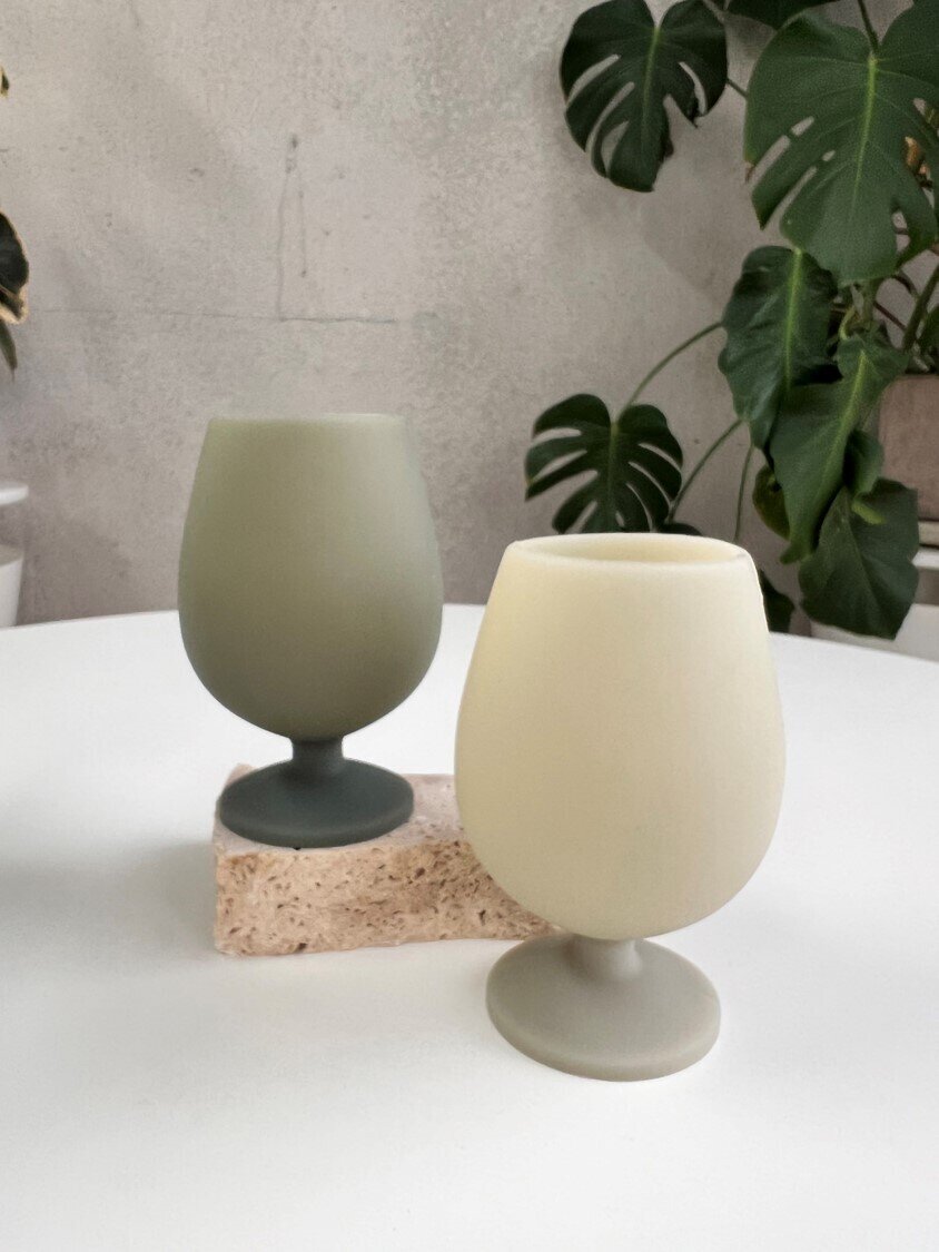 GIFT PORTER GREEN STEMM GLASSES 250ML TORCELLO