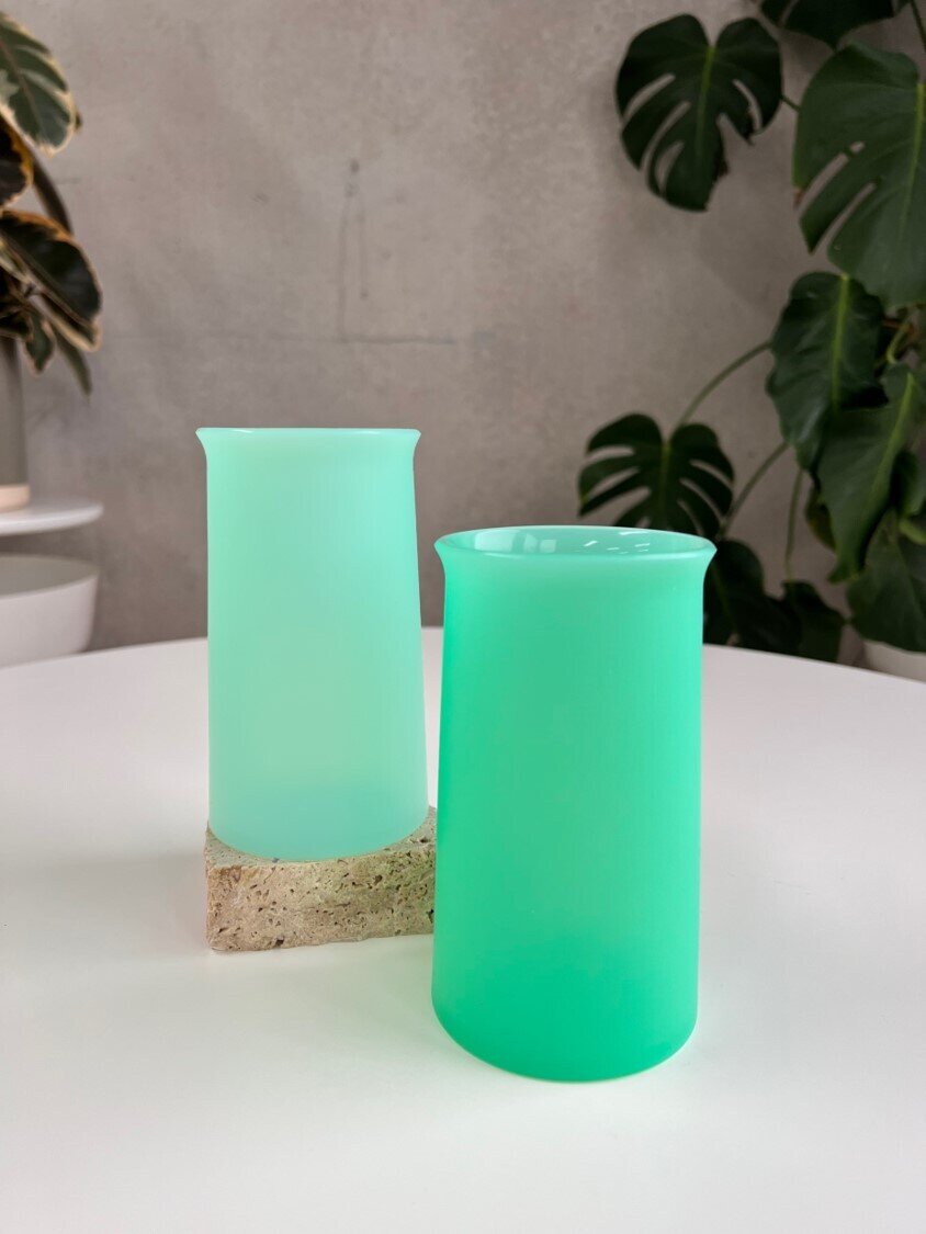 GIFT PORTER GREEN STEGG GLASSES 480ML NASSAU