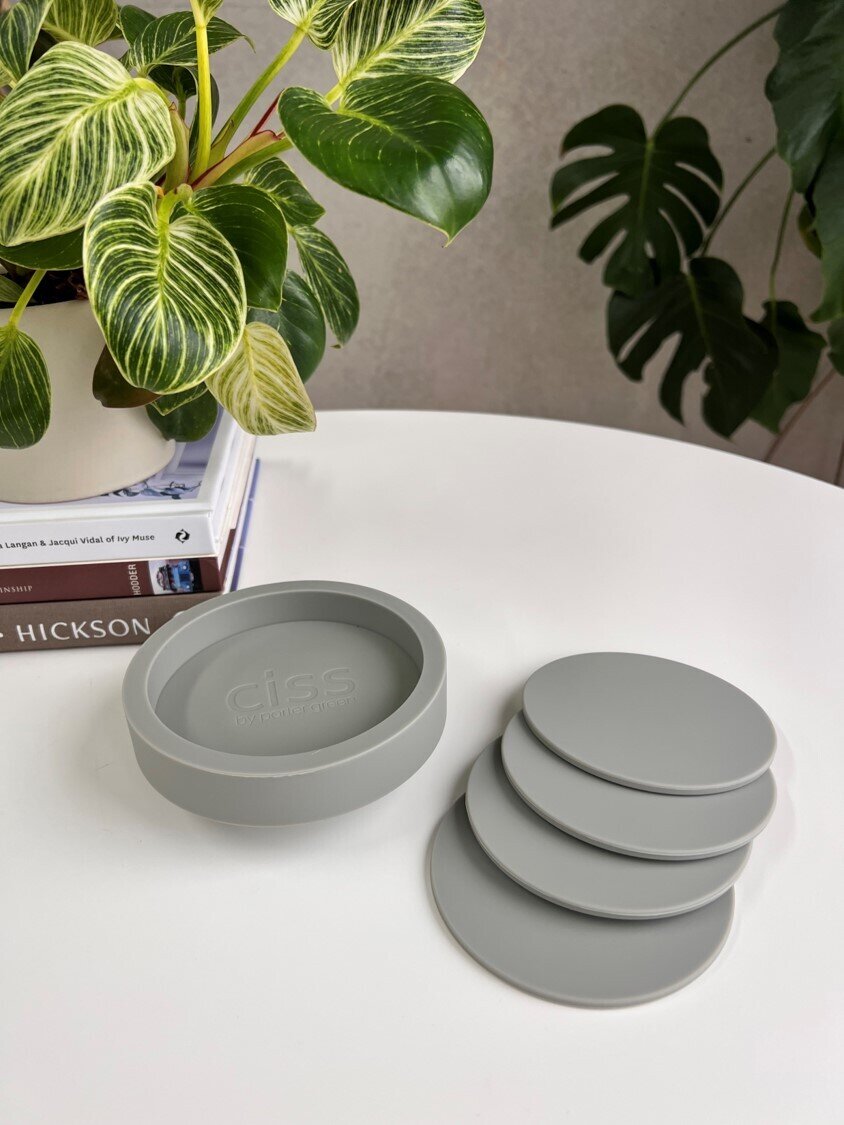 GIFT PORTER GREEN CISS COASTER SET TORCELLO
