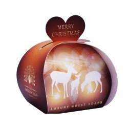 GIFT PACK ENGLISH SOAP COMPANY 3X20G SOAPS REINDEER