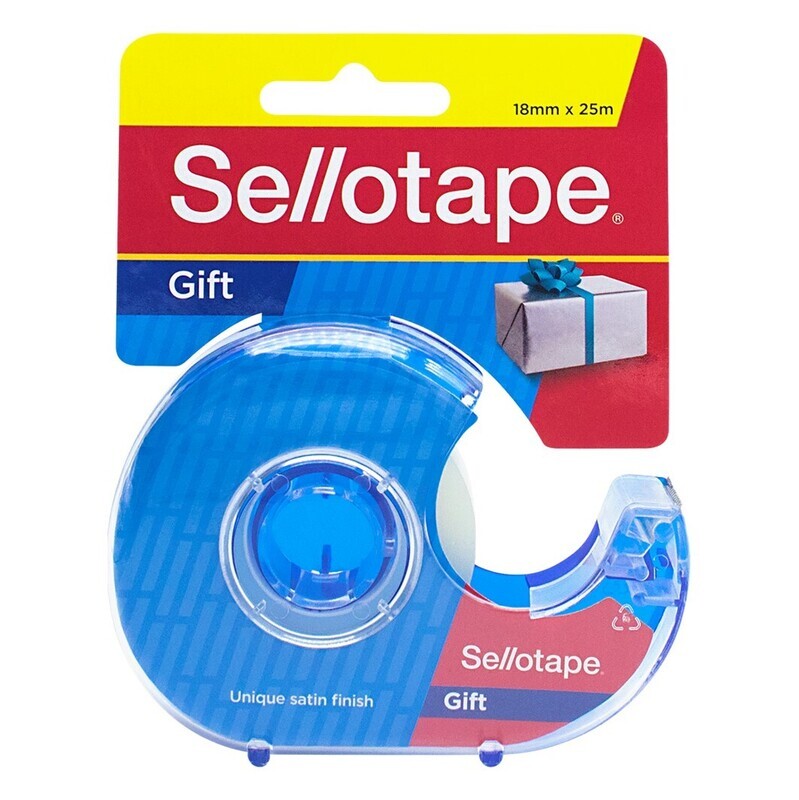 TAPE GIFT PILOT 18MMX25MM DISPENSER PK8