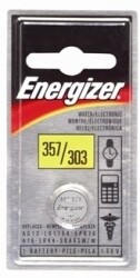 BATTERY ENERGIZER WATCH 357 BP1