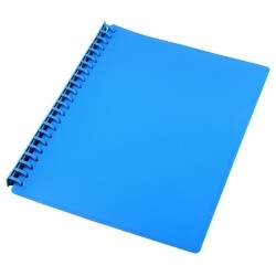 SP- DISPLAY BOOK A4 REFILLABLE BLUE 20P