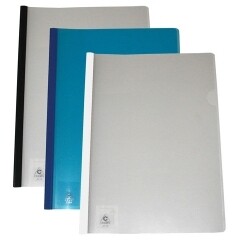 CLEAR FILE COLBY A4 202A CLEAR BLUE W/BLUE SPINE