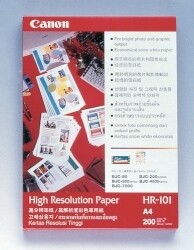 SP- PAPER PHOTO CANON A4 HIGH RESOLUTION HR-101N I/J 106GSM PK200