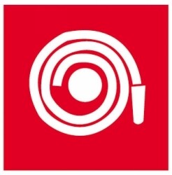 SP- SIGN APLI S/ADH PK1 FIRE HOSE