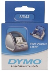 LABEL DYMO LABELWRITER 19X51MM MULTIIPURPOSE WHITE ROLL OF 500