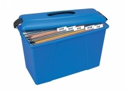 CARRY CASE CRYSTALFILE BLUE