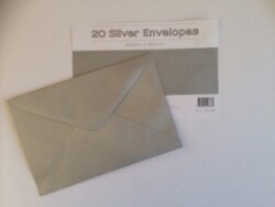 SP- ENVELOPE OZCORP C6 SILVER PK20