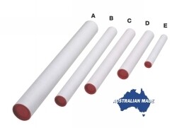 MAILING TUBES ITALPLAST 60X745MM PK4