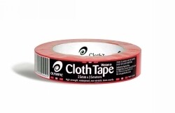 TAPE CLOTH WOTAN OLYMPIC 25MMX25M RED