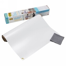 DRY ERASE SURFACE POST-IT 900MMX600MM WHITE