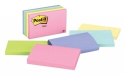 NOTES POST-IT 655-5 73X123 ASST MARSEILLE PK5