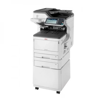 A3 OKI ES8473dnct Executive Series Colour Laser MFP w/ Extra Tray & Cabinet