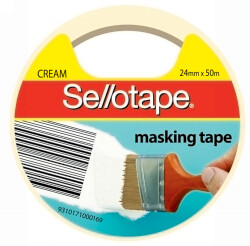 TAPE MASKING SELLO 24MMX50M CREAM