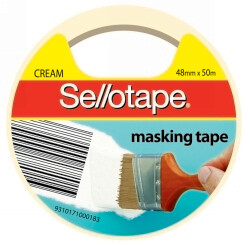 TAPE MASKING SELLO 48MMX50M CREAM