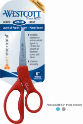 SCISSORS WESTCOTT 152MM STUDENT ANTIMICROBIAL