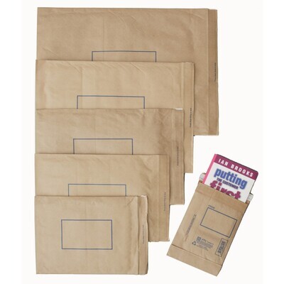 SP- BAG JIFFY 265X380MM PADDED MAILERS P5 BROWN BX100