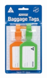 LUGGAGE TAG KEVRON 2 PACK WITH BONUS KEYTAG