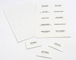 NAME BADGE REXEL INSERTS PK250