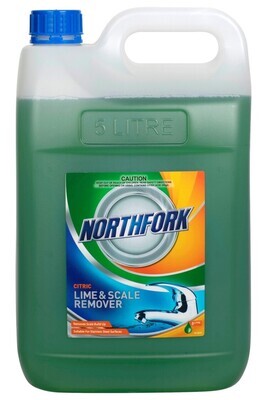 LIME AND SCALE REMOVER CITRIC NORTHFORK 5L