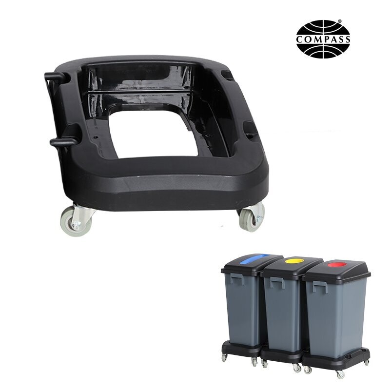 BIN BASE COMPASS 33WX48DX8HCM WHEELIE TO SUIT 7606010 W/CASTORS & HOOK